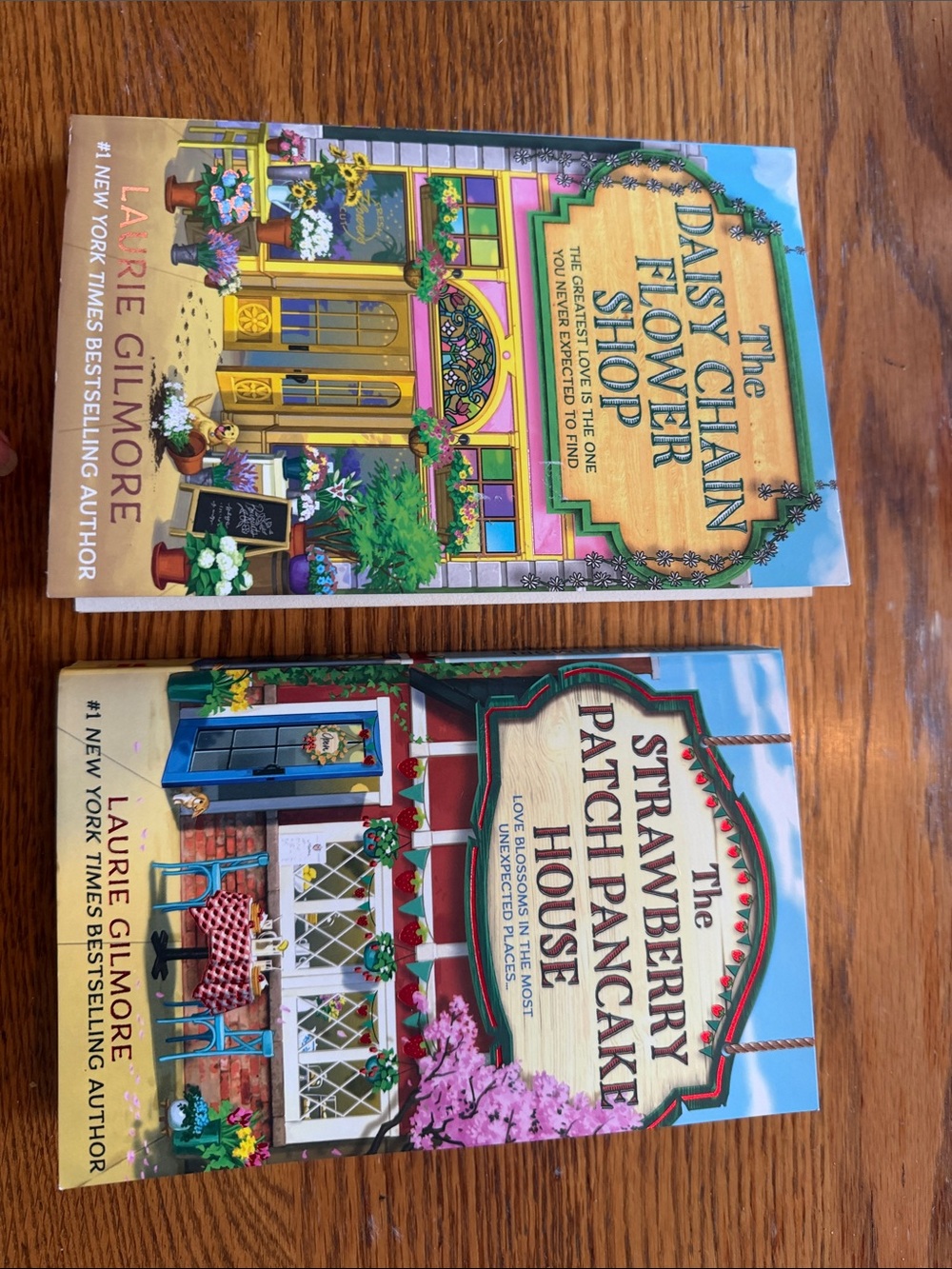 Floral Paperback Book Set - Yellow & Blue Covers